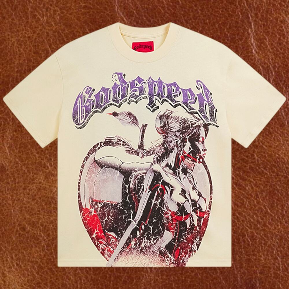 Men's Apricot Short Sleeve Godspeed